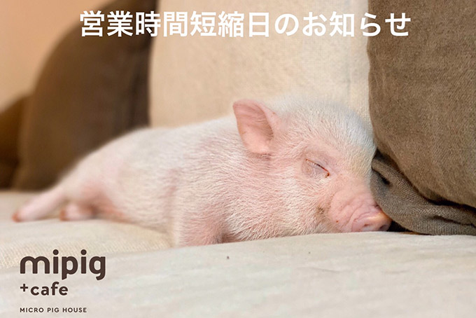 営業時間短縮日のお知らせ